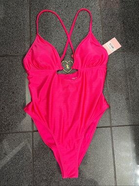 Juicy Couture Hot Pink One-Piece Swimsuit